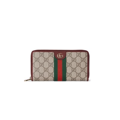 GUCCI OPHIDIA ZIP AROUND WALLET ‎838484 (20*15*5cm)